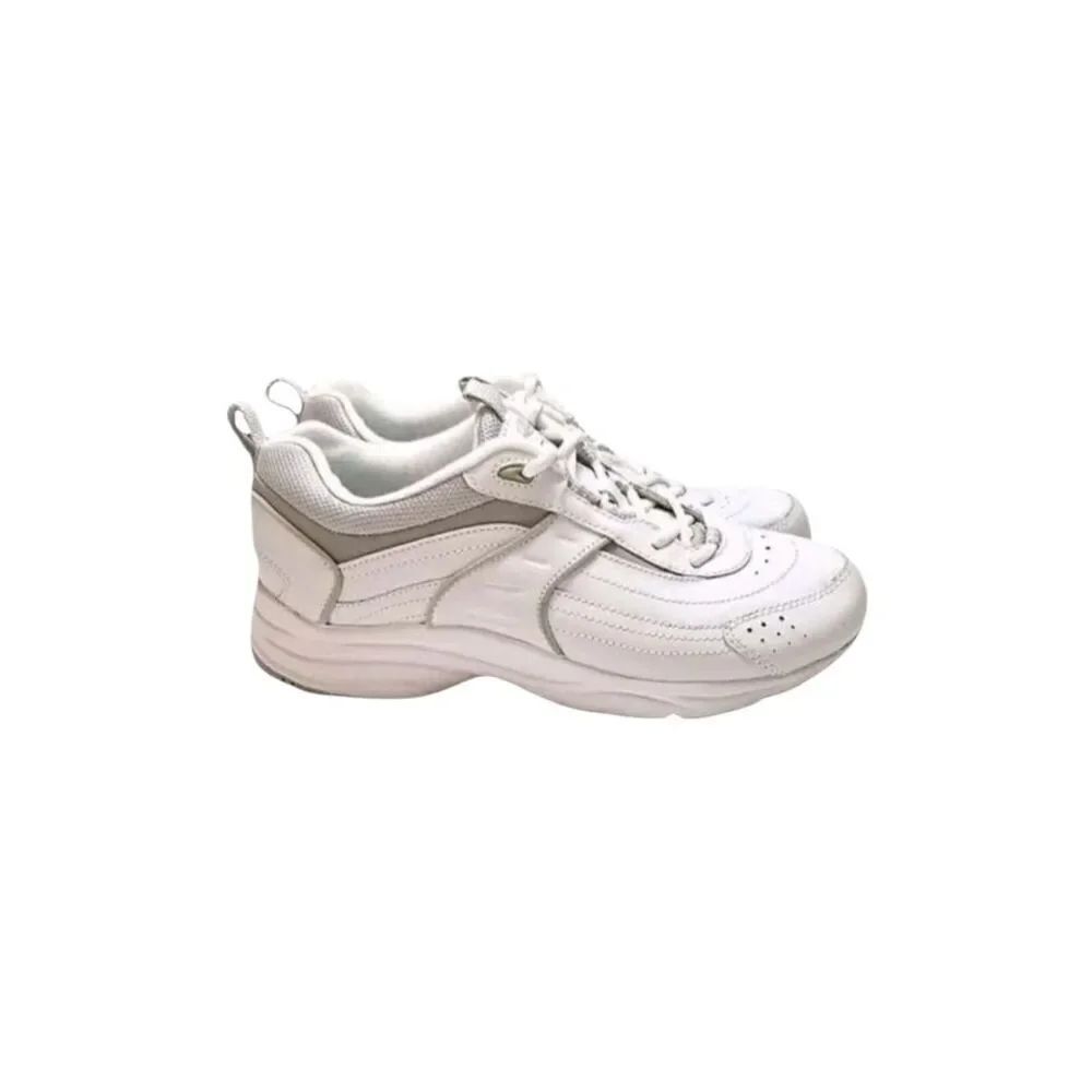 Easy Spirt White Leather Sneakers Size 9